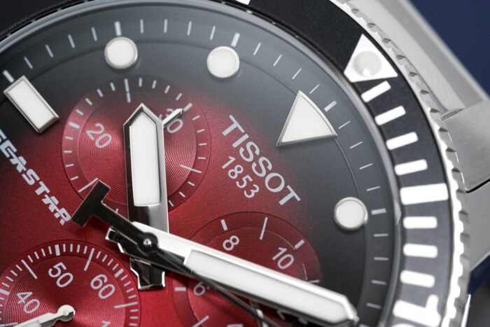 Tissot Chronograph Watch SEASTAR 1000 Red - T120.417.11.421.00 - Image 7